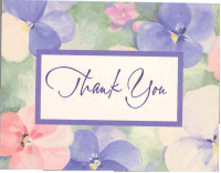 Thank you card